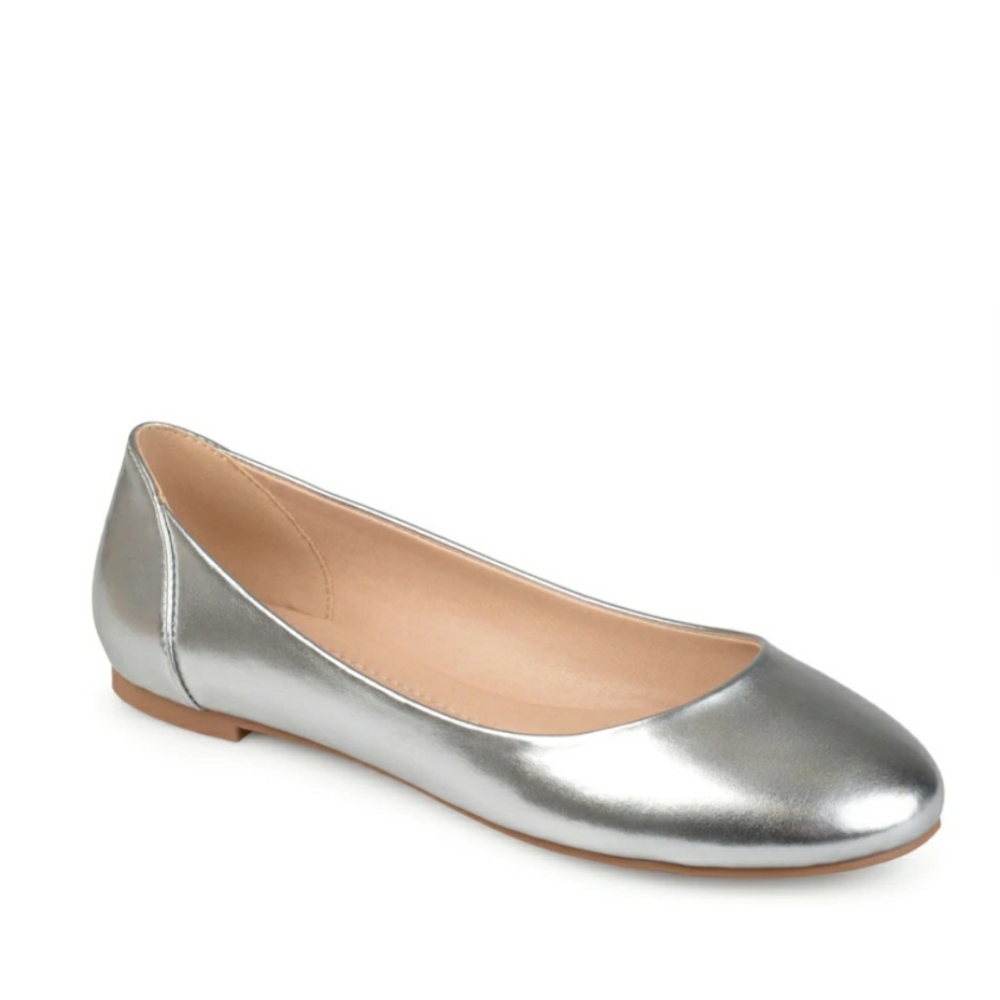 Journee Collection Metallic Flats